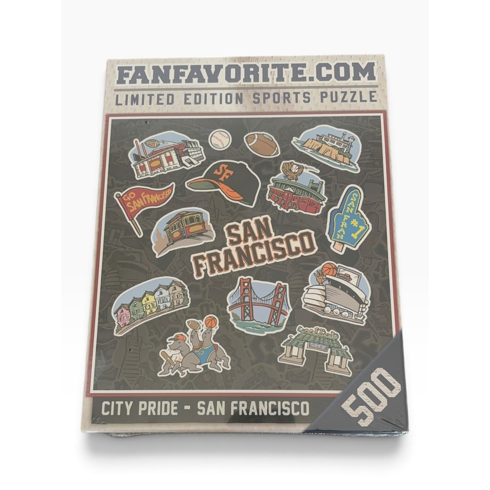 City Pride San Francisco 500 Piece Jigsaw Puzzle Limited Edition New